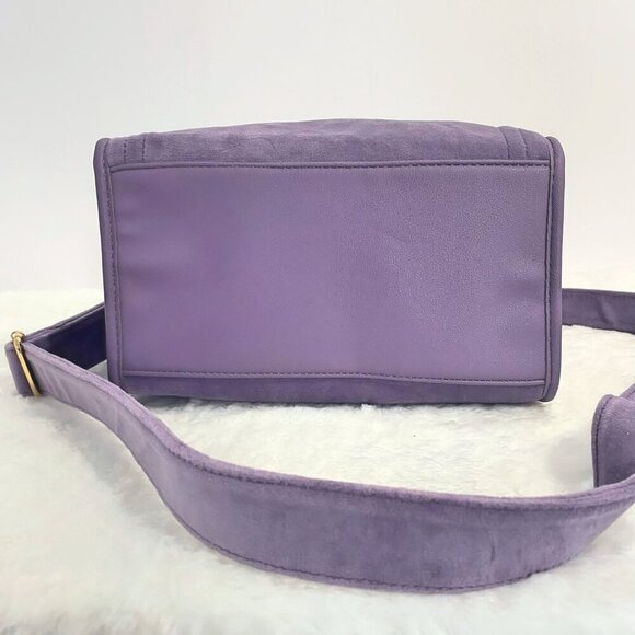 Juicy Couture Dusty Violet Big Spender Heart Charm Mini Tote Bag Satchel NWT - Picture 6 of 12